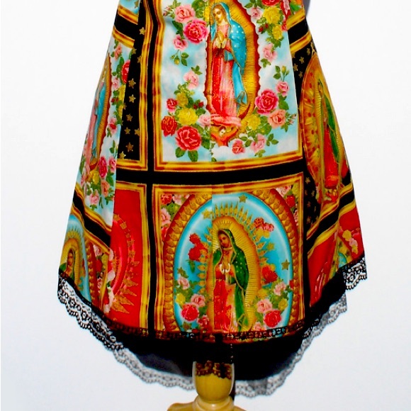 Henry Virgin Mary of Guadalupe Tulip Skirt - Picture 1 of 4